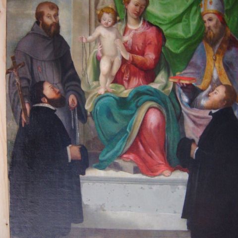 La Vergine col Bambino e i Santi Francesco e Biagio di Giorgio Soleri